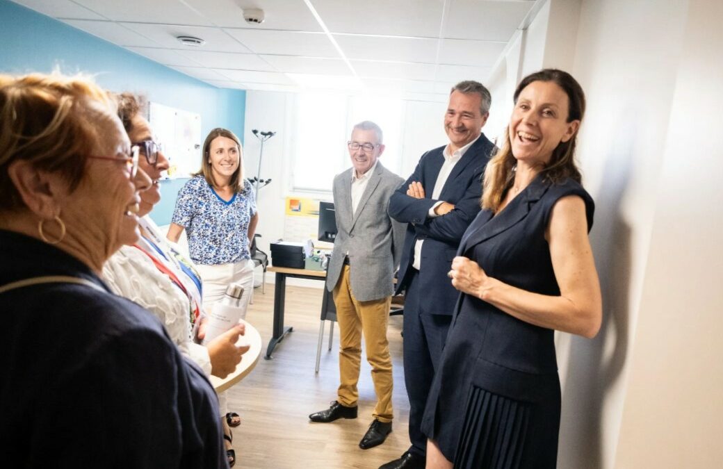 Une visite de la Ministre à AMPER Grand-Champ